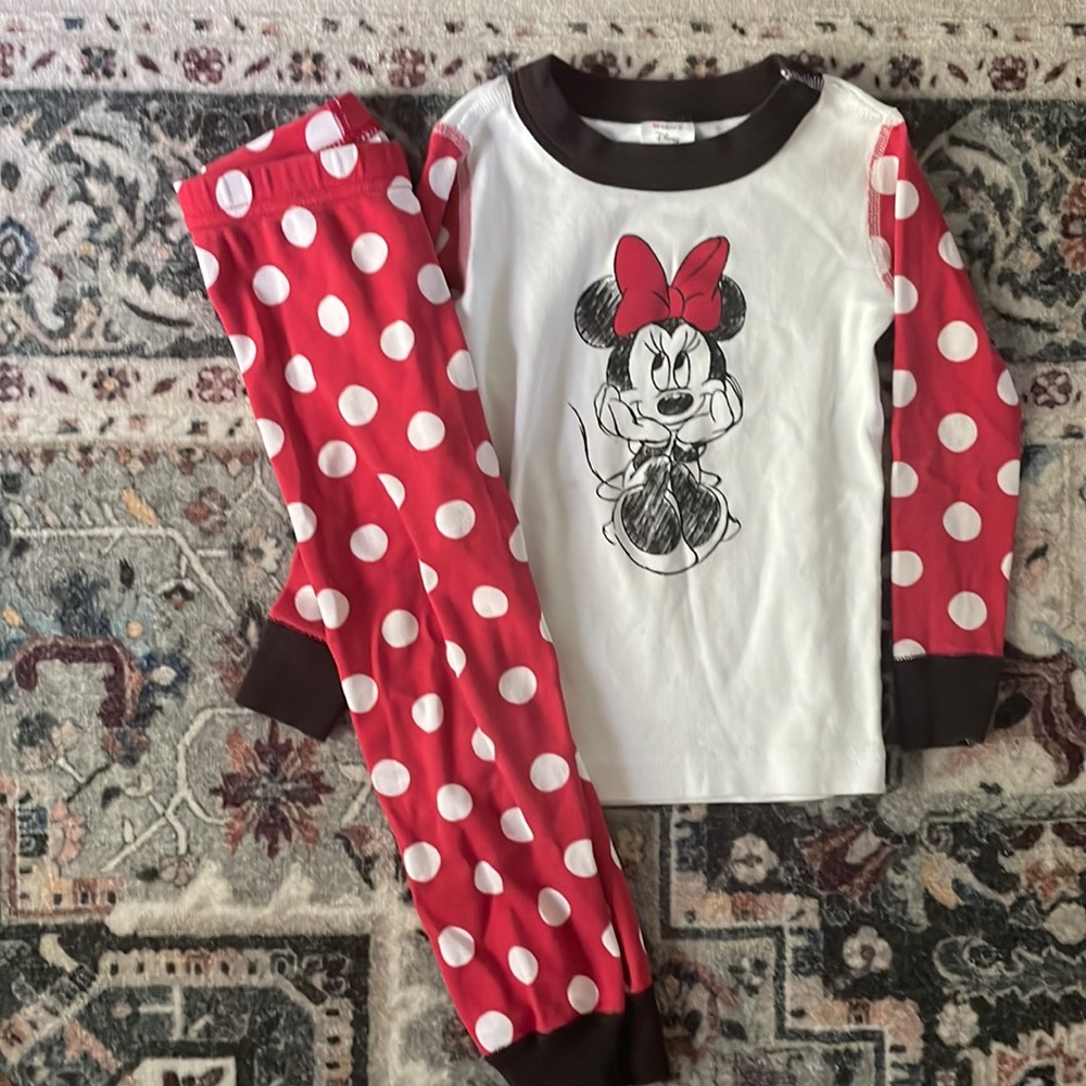Hanna Andersson Minnie pajamas (3T)